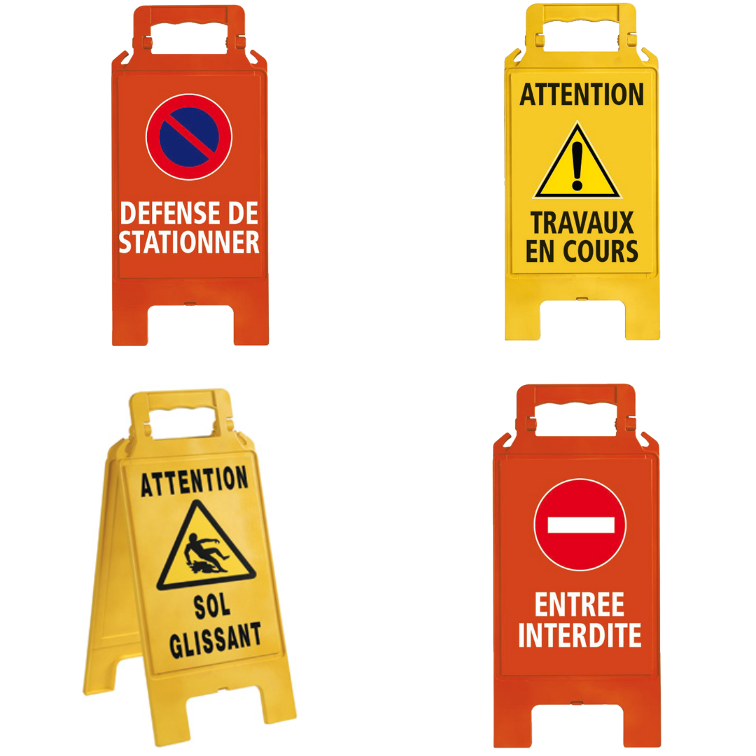 Chevalets de signalisation