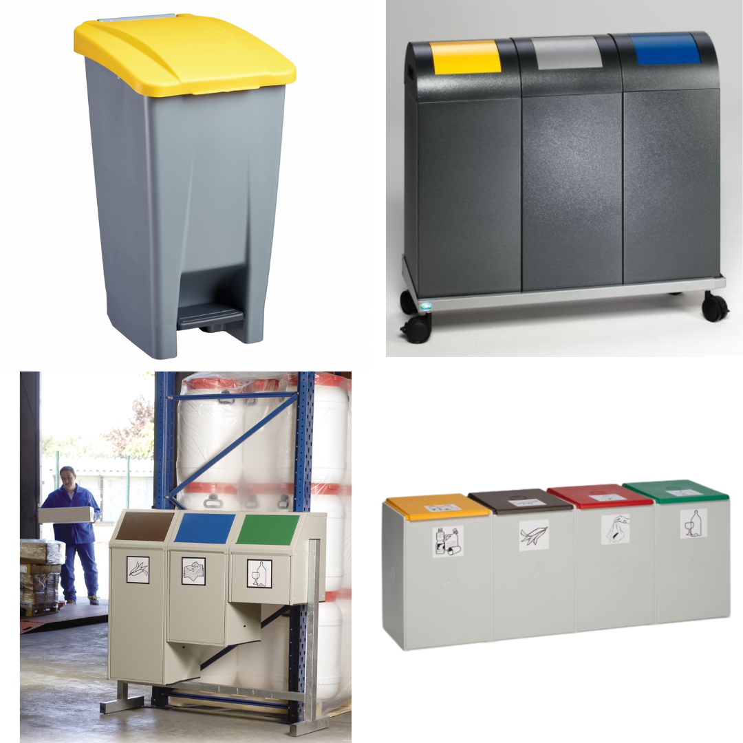 Poubelles de tri sélectif